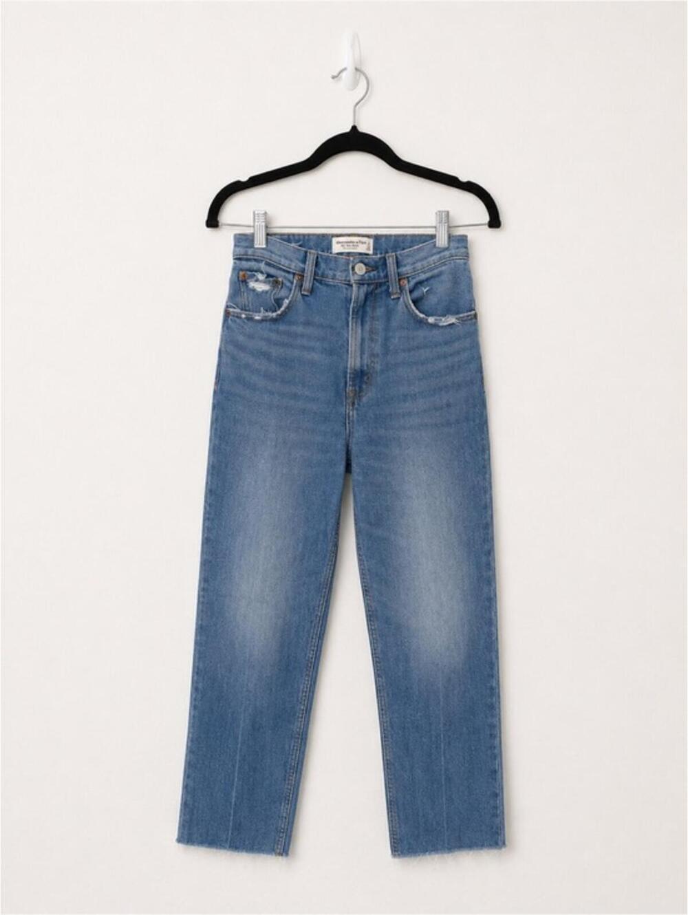 Abercrombie & Fitch The Ankle Straight Ultra High Rise Jeans Size 27/4